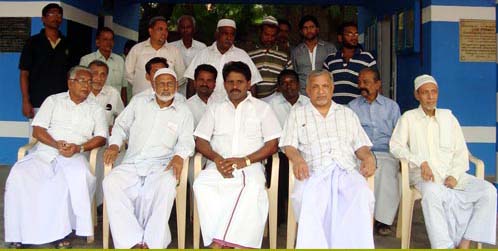 Chief Guest Thiru.Jeyadurai, MP watching Moulana Abul Kalam Azad Football Tournament at USC on 17-05-2010