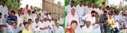 Football enthusiast watching Abul Kalam Azad All India Football Tournament from Gallery side on 22-05-2010